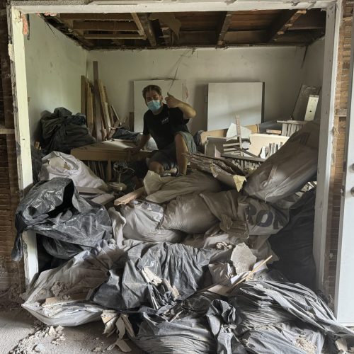 first image on construction debris removal